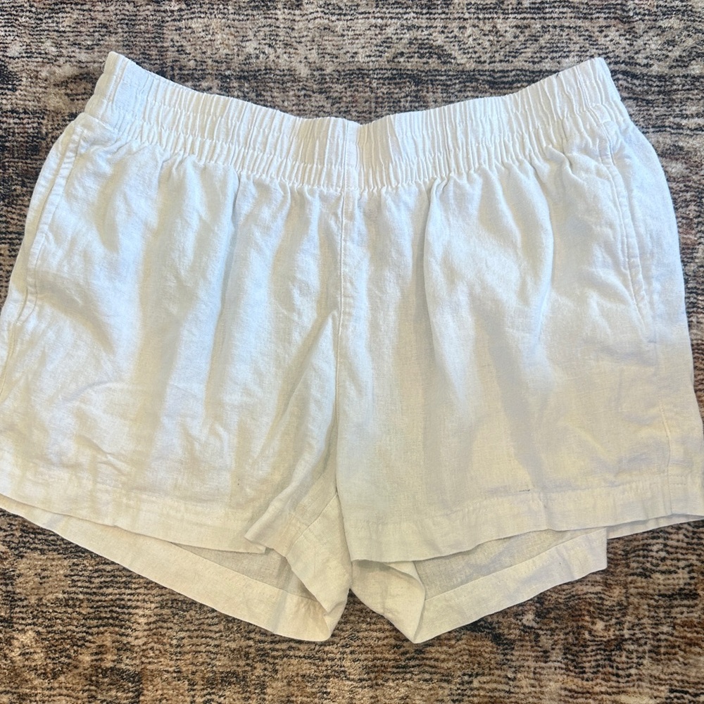 Old Navy Women's High Waist White Shorts